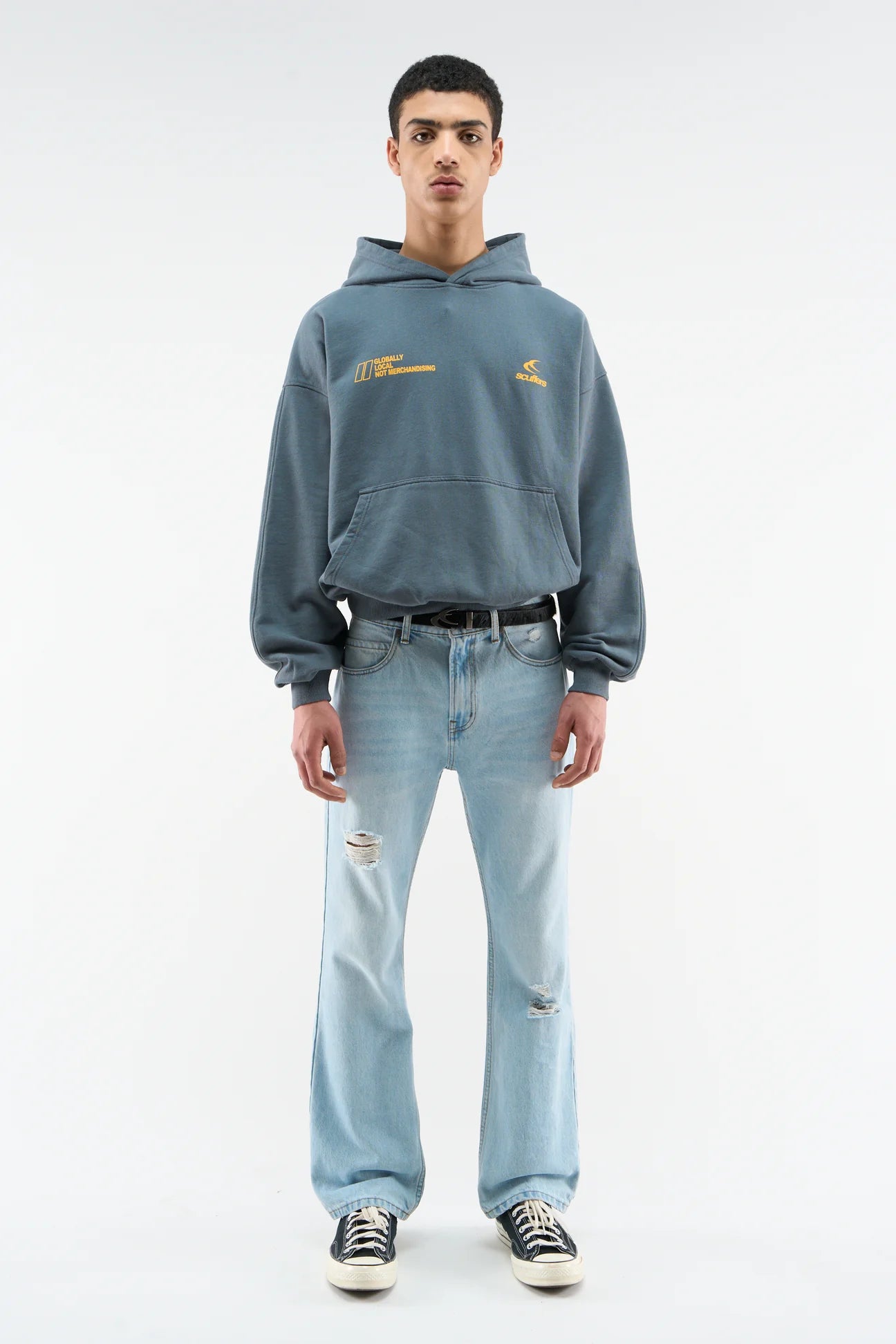 Globally Navy Hoodie