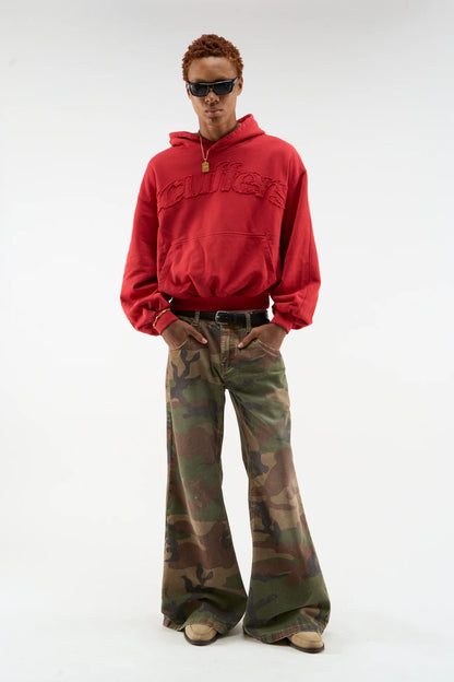 Raw Red Hoodie
