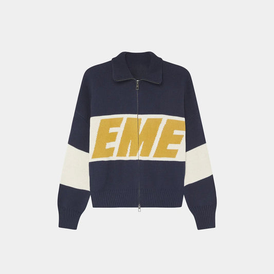 Zipper Mustard Knit - Emestudios