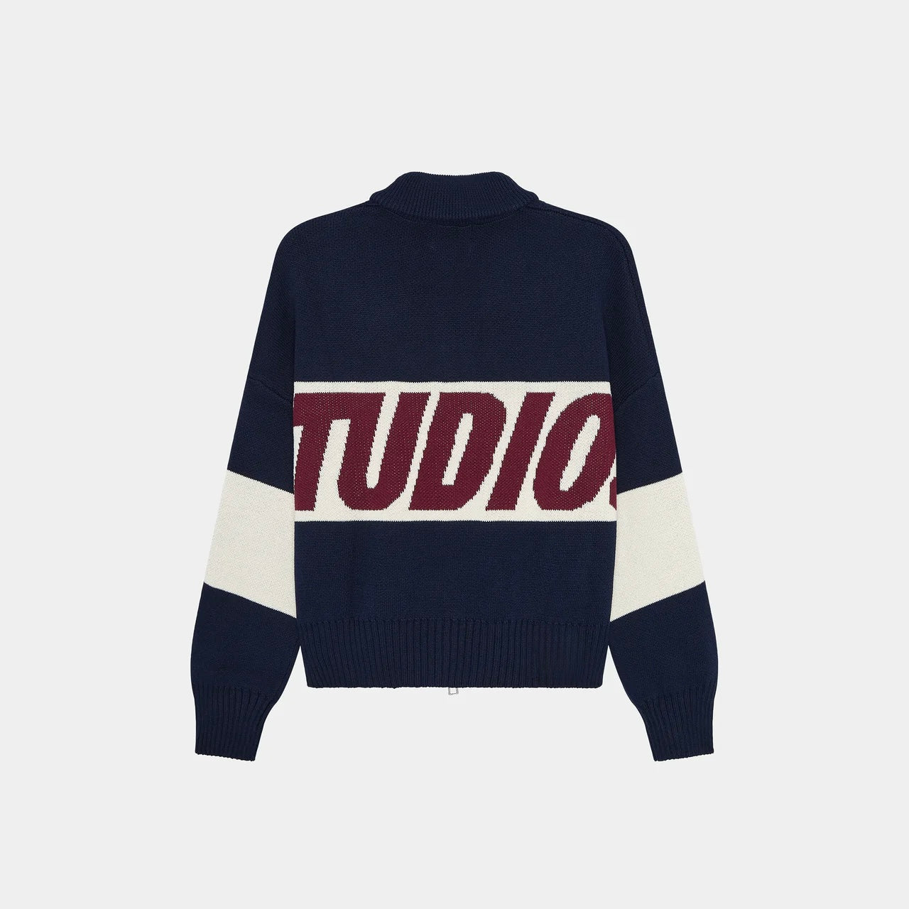 Zipper Navy Knit - Emestudios