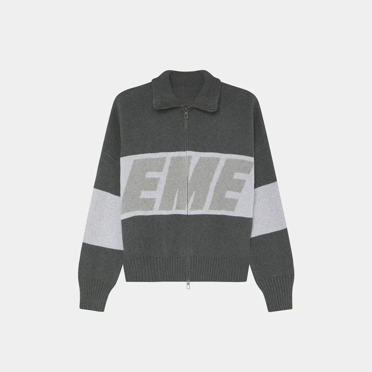 Zipper Grey Knit - Emestudios