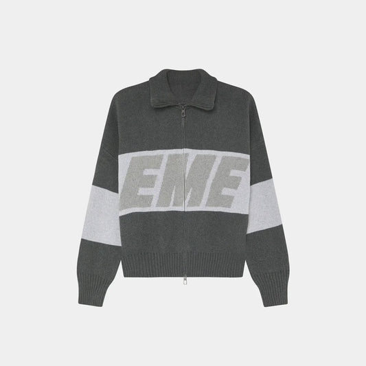 Zipper Grey Knit - Emestudios