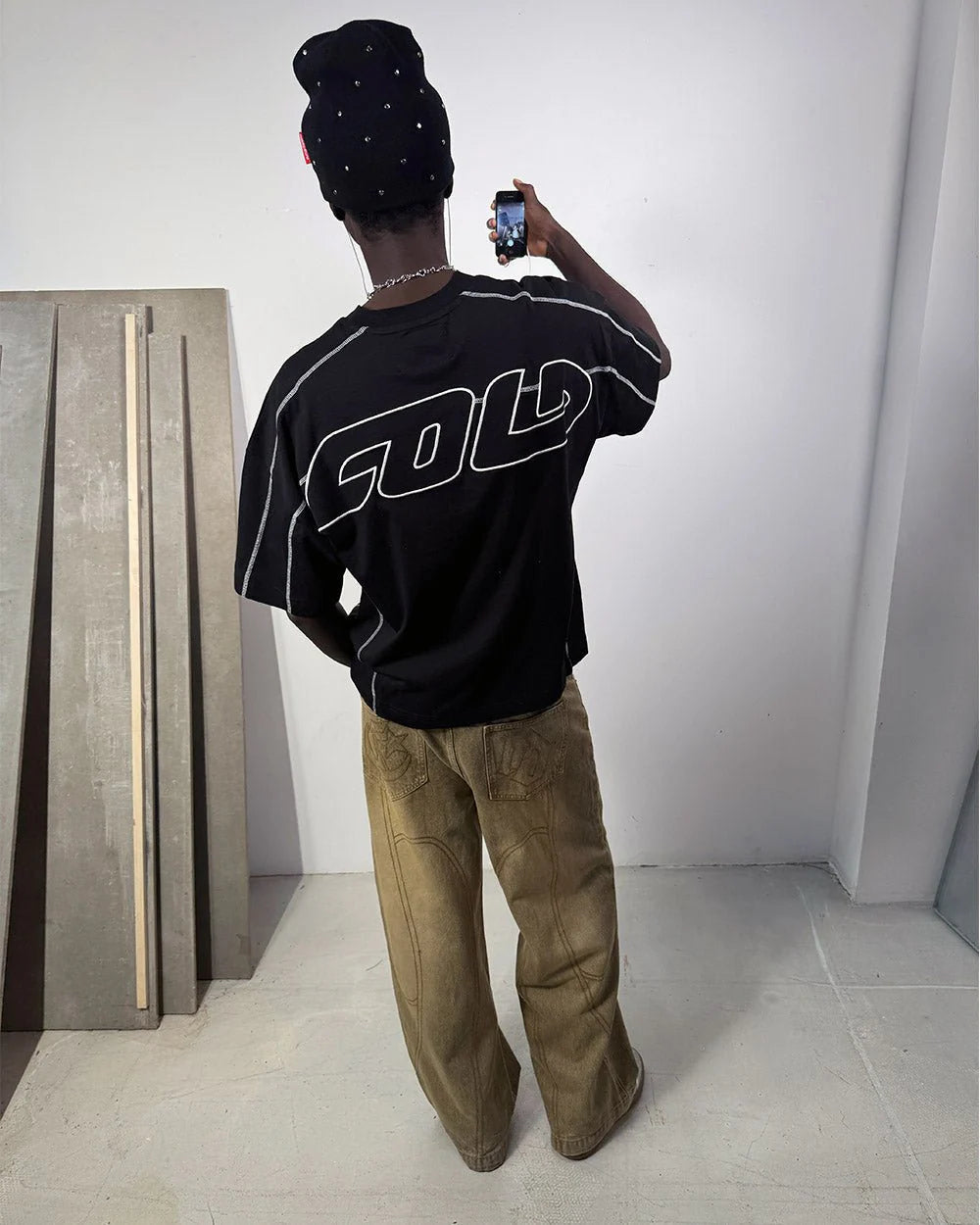Roller Black T-Shirt