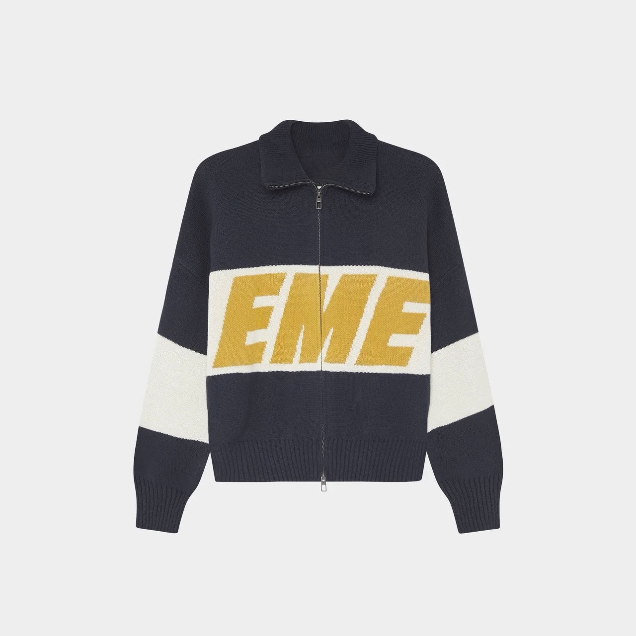 Zipper Mustard Knit - Emestudios
