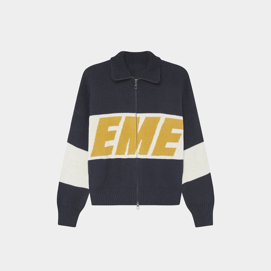Zipper Mustard Knit - Emestudios
