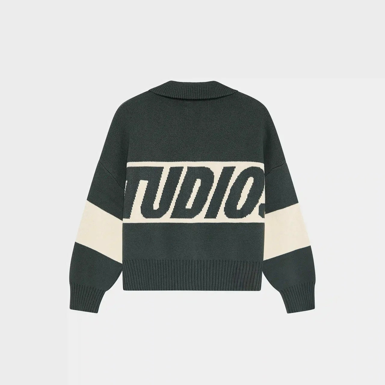 Zipper Green Knit - Emestudios