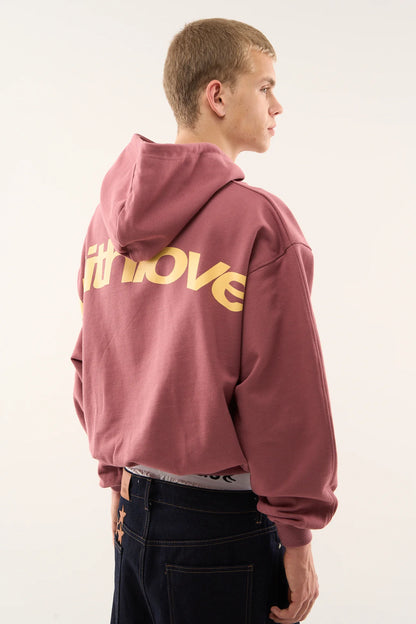 Sign Burgundy Hoodie