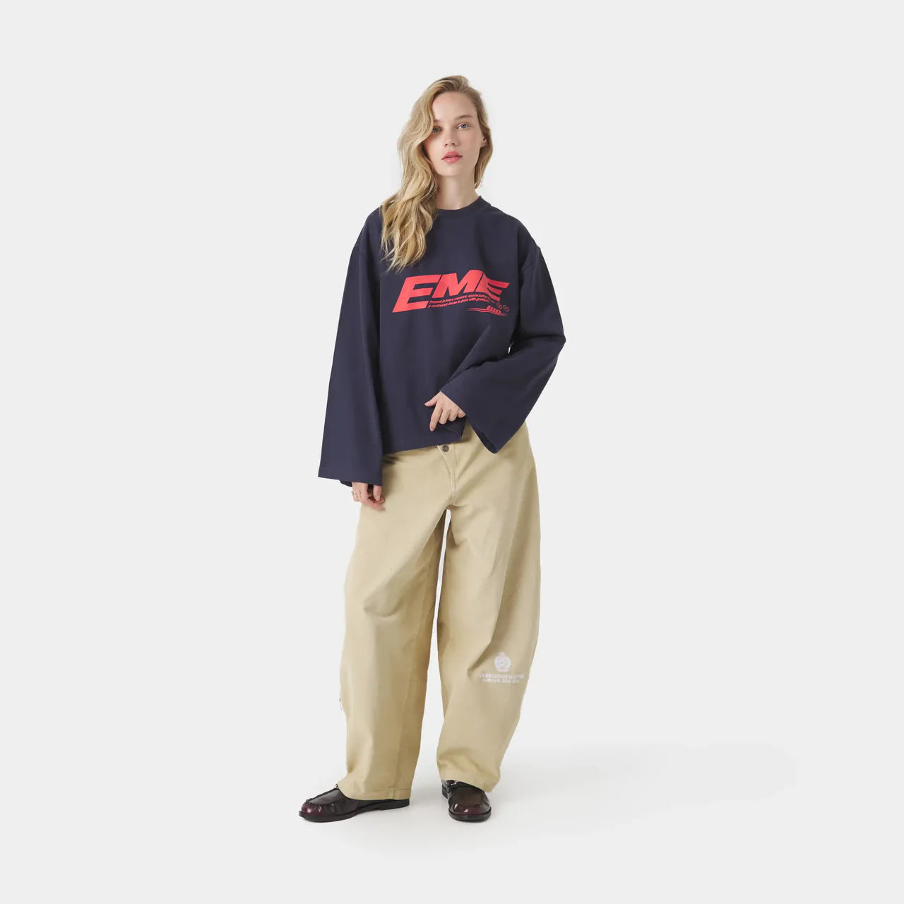 Bound Navy Long Sleeve
